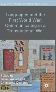 Front cover_Languages And The First World War