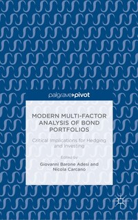 Front cover_Modern Multi-factor Analysis Of Bond Portfolios