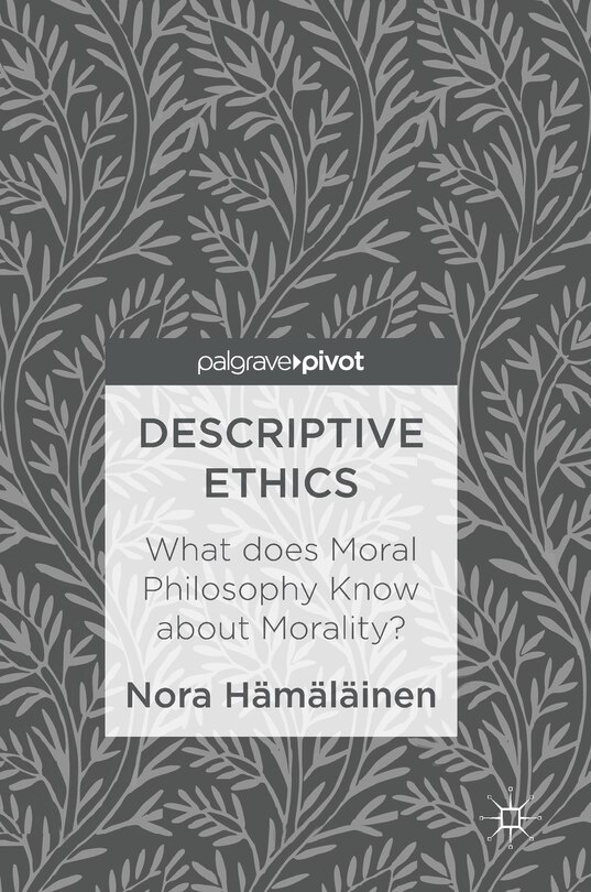 Couverture_Descriptive Ethics