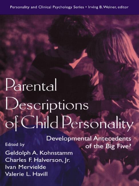 Couverture_Parental Descriptions Of Child Personality