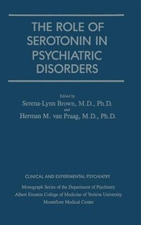 Front cover_Role Of Serotonin In Psychiatric Disorders