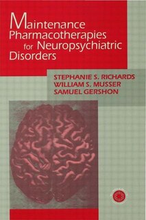 Couverture_Maintenance Pharmacotherapies For Neuropsychiatric Disorders
