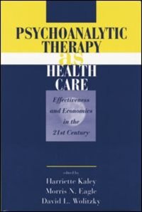 Front cover_Psychoanalytic Therapy As Health Care