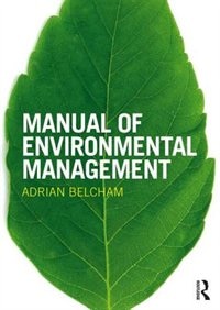 Front cover_Manual of Environmental Management