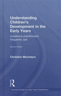 Couverture_Understanding Children's Development In The Early Years