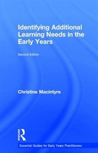 Front cover_Identifying Additional Learning Needs In The Early Years