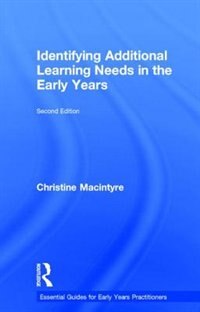 Front cover_Identifying Additional Learning Needs In The Early Years