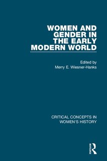 Front cover_Women And Gender In The Early Modern World