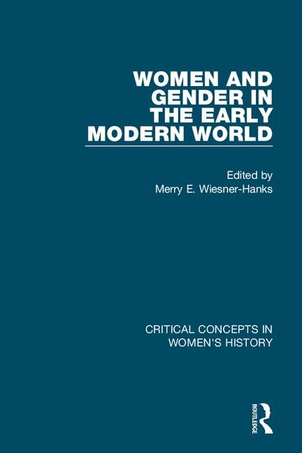 Front cover_Women And Gender In The Early Modern World