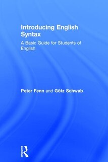 Front cover_Introducing English Syntax