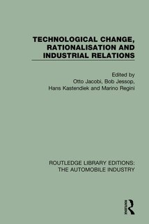 Couverture_Technological Change, Rationalisation And Industrial Relations