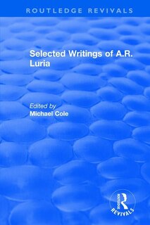 Front cover_Selected Writings of A.R. Luria