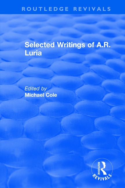Front cover_Selected Writings of A.R. Luria