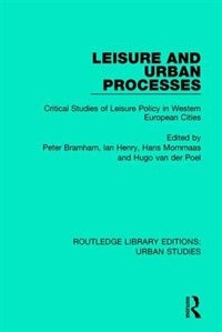Front cover_Leisure And Urban Processes