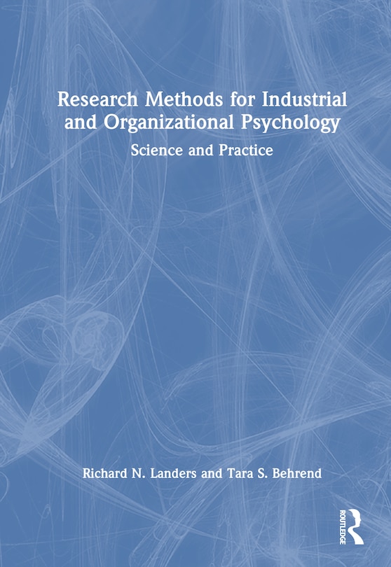 Couverture_Research Methods for Industrial and Organizational Psychology