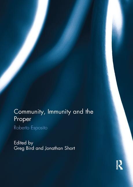 Front cover_Community, Immunity And The Proper