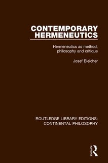 Front cover_Contemporary Hermeneutics