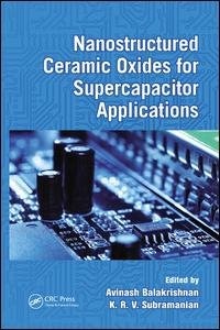 Couverture_Nanostructured Ceramic Oxides For Supercapacitor Applications