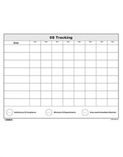 Front cover_5s Tracking Sheet