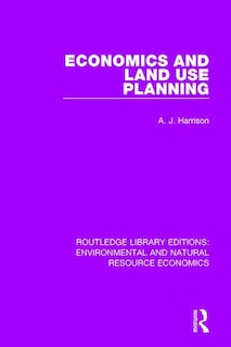 Front cover_Economics And Land Use Planning