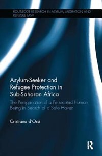 Front cover_Asylum-seeker And Refugee Protection In Sub-saharan Africa