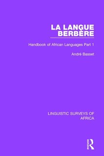 Couverture_La Langue Berbere