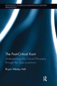 Front cover_The Post-critical Kant
