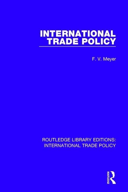 Front cover_International Trade Policy