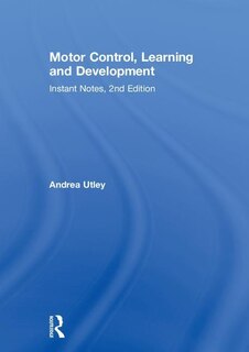 Front cover_Motor Control, Learning And Development