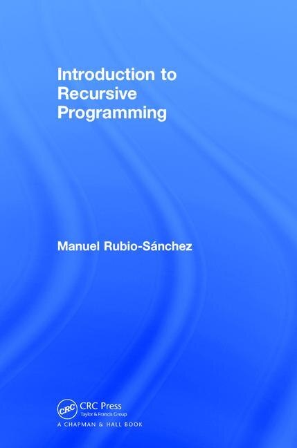 Couverture_Introduction To Recursive Programming