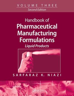 Couverture_Handbook Of Pharmaceutical Manufacturing Formulations