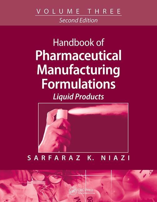 Couverture_Handbook Of Pharmaceutical Manufacturing Formulations