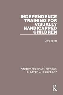 Front cover_Independence Training For Visually Handicapped Children
