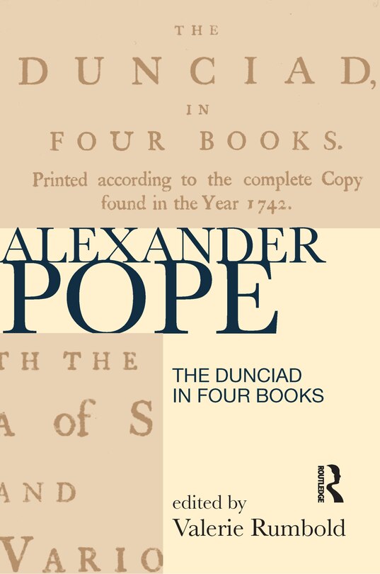 Front cover_The Dunciad In Four Books