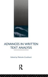 Front cover_Advances In Written Text Analysis