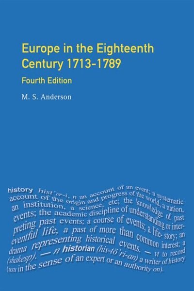 Couverture_Europe In The Eighteenth Century 1713-1789