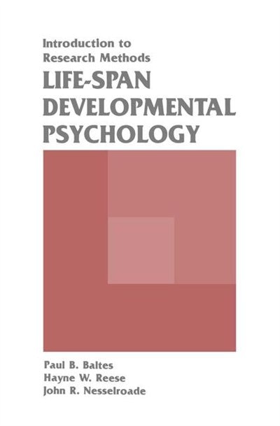 Couverture_Life-span Developmental Psychology