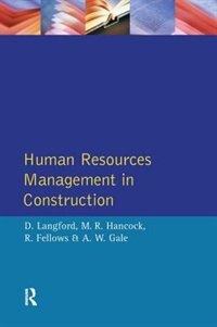 Couverture_Human Resources Management In Construction