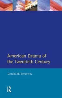 Couverture_American Drama Of The Twentieth Century