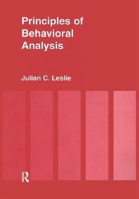 Couverture_Principles Of Behavioural Analysis