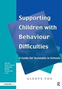 Front cover_Supporting Children With Behaviour Difficulties
