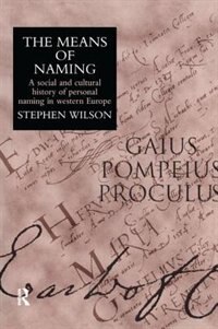 Front cover_The Means Of Naming