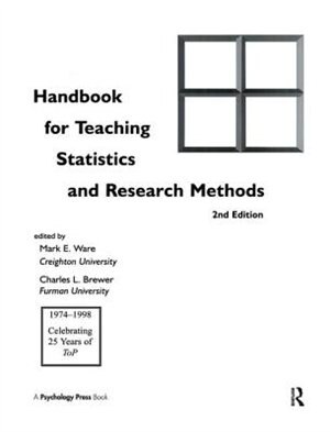 Front cover_Handbook For Teaching Statistics And Research Methods