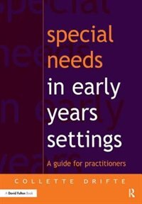 Couverture_Special Needs In Early Years Settings