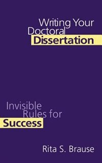 Front cover_Writing Your Doctoral Dissertation