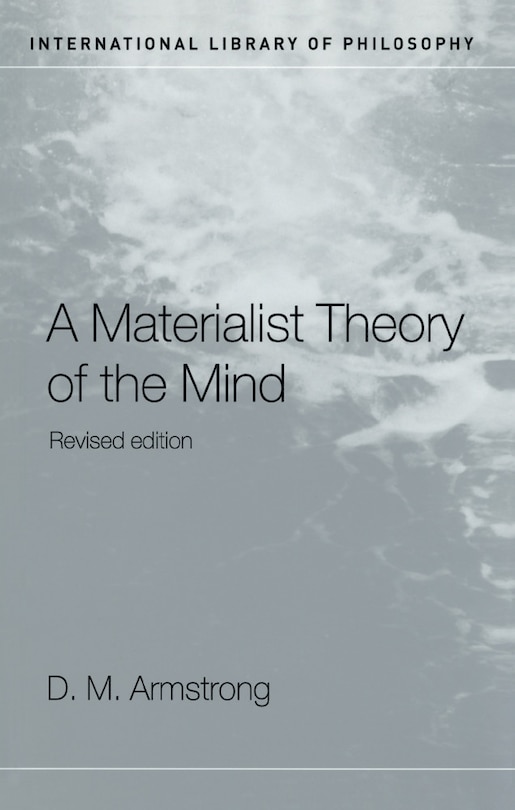 Front cover_A Materialist Theory Of The Mind