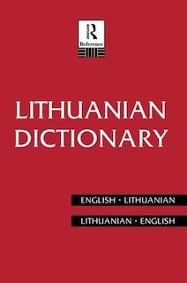 Front cover_Lithuanian Dictionary