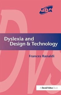 Front cover_Dyslexia And Design And Technology