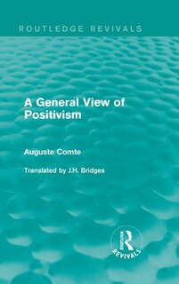 Front cover_A General View Of Positivism