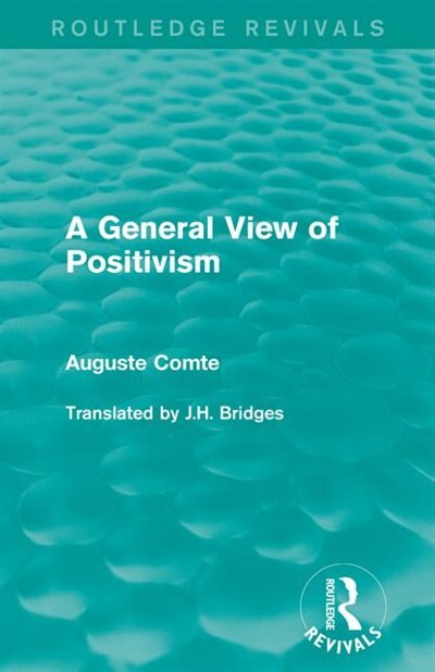 Couverture_A General View Of Positivism